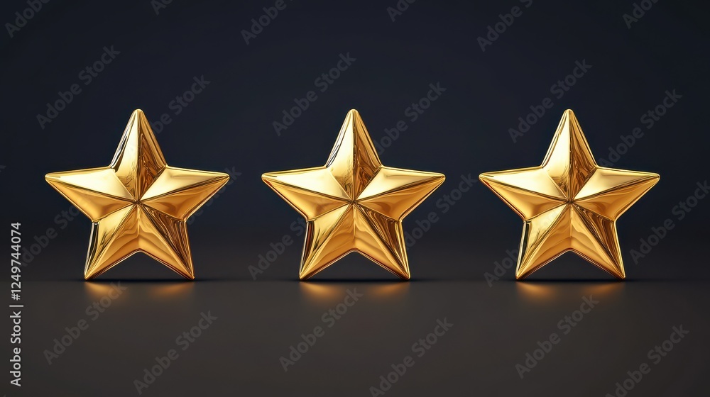 Obraz premium Customer review rating and best estimate of performance. People voting give score of five star point raising rank, performing successful rating, positive feedback, showing progress vector illustratio