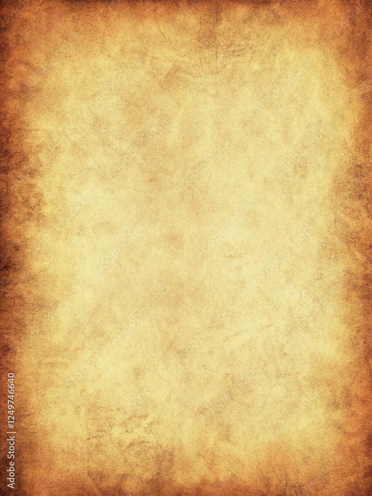 Obraz premium Vintage old paper background with high-resolution parchment texture featuring burnt edges and blank template ideal for letters notebooks and creative projects