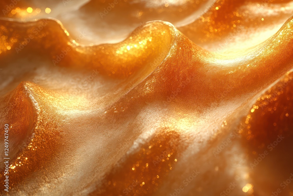 Abstract liquid gold waves forming intricate and luxurious designs Abstract liquid gold waves forming intricate and luxurious designs
