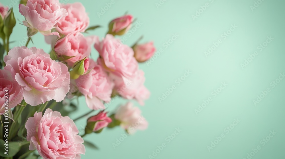 Delicate Pink Roses Bouquet - A Romantic Floral Display Delicate Pink Roses Bouquet - A Romantic Floral Display
