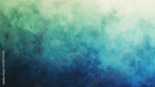 Teal and green abstract cloudscape; background texture; design