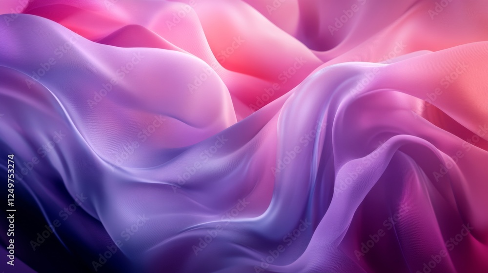 Obraz premium Abstract Gradient Fabric Design Wallpaper