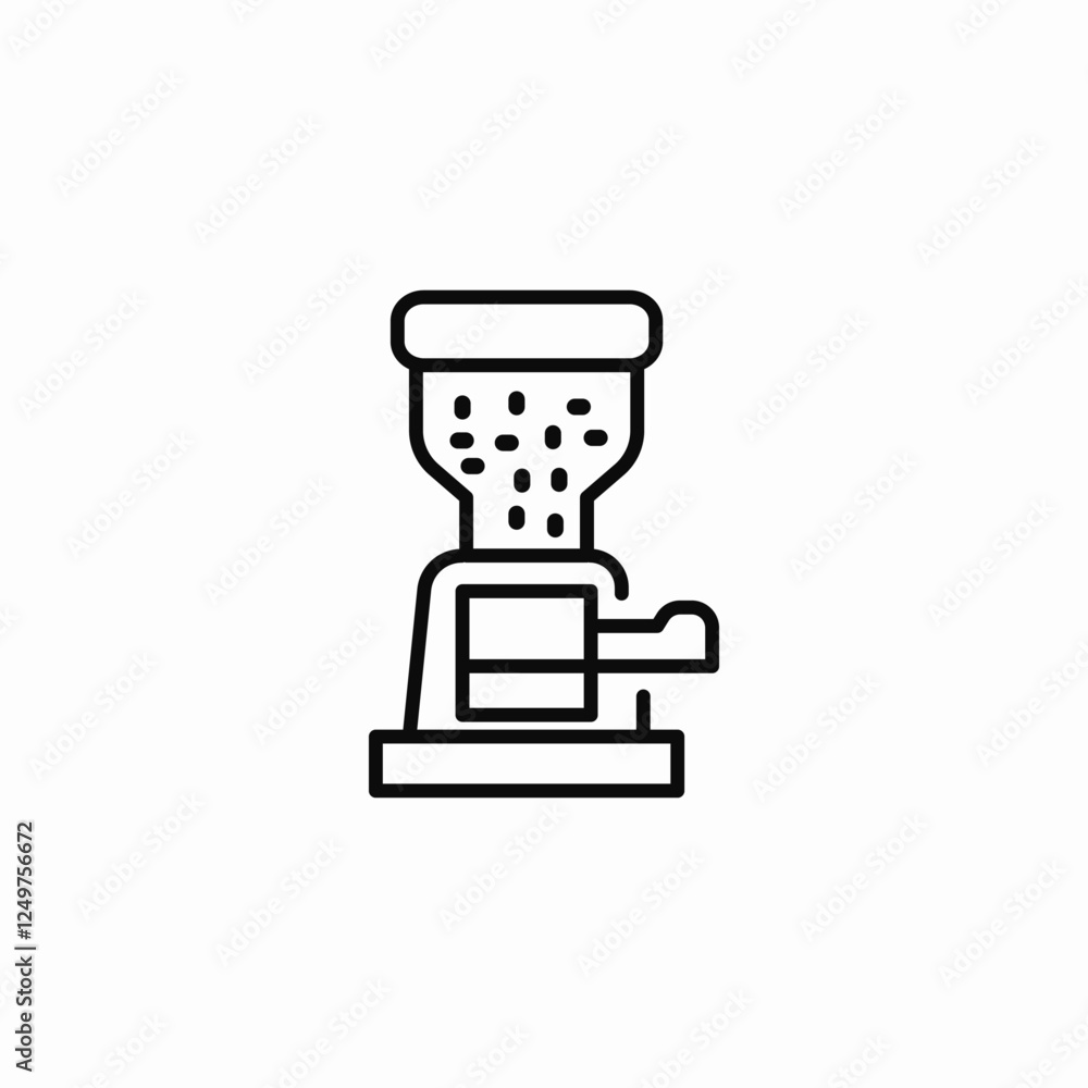 grinder appliance icon sign vector grinder appliance icon sign vector