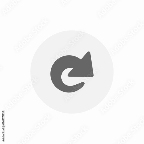 website reload icon sign vector