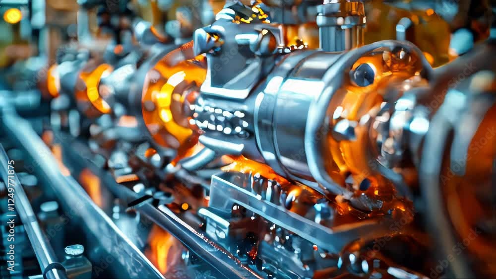 Liquid transfer pump with asynchronous electric motor, modern chemical industrial equipment in an oil refinery petrochemical plant Liquid transfer pump with asynchronous electric motor, modern chemical industrial equipment in an oil refinery petrochemical plant