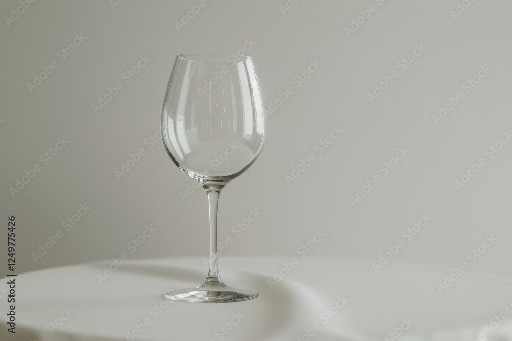 Wine Glass on White Fabric Wine Glass on White Fabric