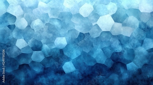 Abstract Blue Crystal Texture Background