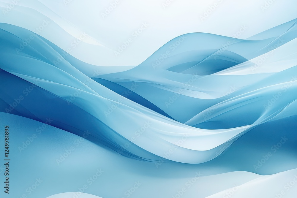 Elegant abstract design featuring smooth, flowing blue waves and curves, creating a serene and calming visual effect. Perfect for backgrounds Elegant abstract design featuring smooth, flowing blue waves and curves, creating a serene and calming visual effect. Perfect for backgrounds