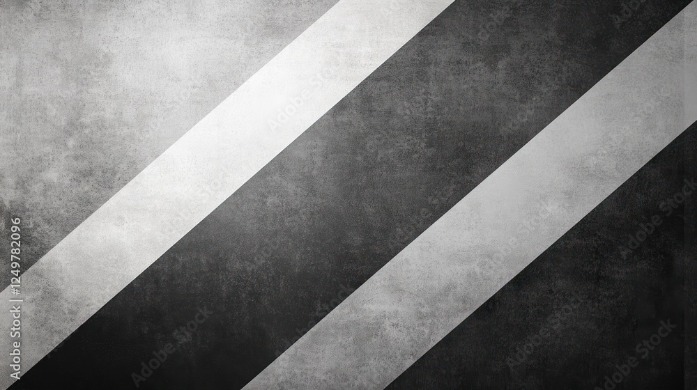 Fototapeta premium Abstract Textured Background with Diagonal Stripes in Shades of Gray