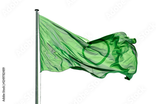 Greenpeace Flag Design on Logo