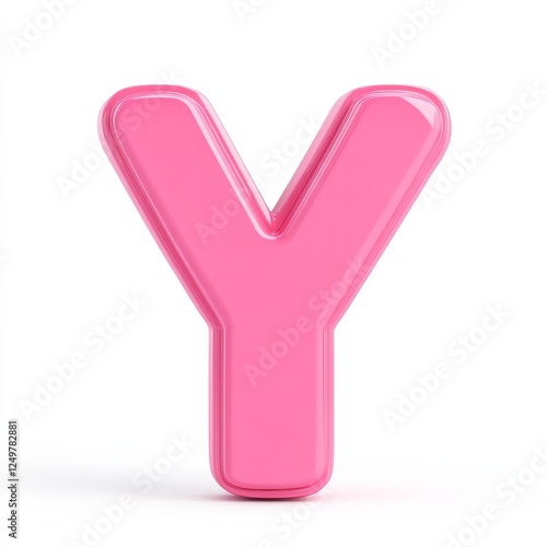 Obraz na płótnie Generation Y 3D render icon on white background, symbolizing millennials digital connectivity w salonie