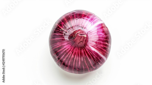 red onion on a white background