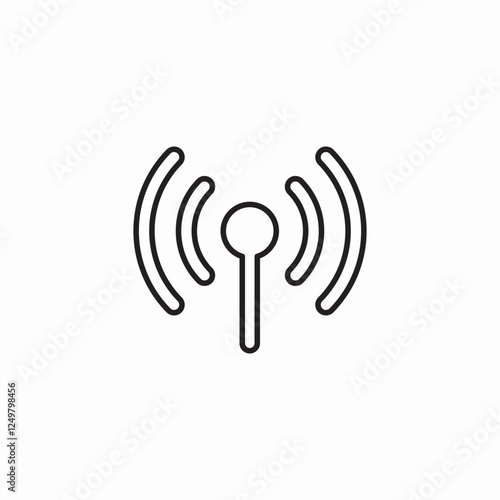 network hotspot icon sign vector