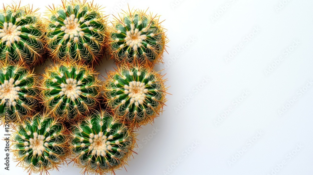 Group of small cacti on white background (1) Group of small cacti on white background (1)
