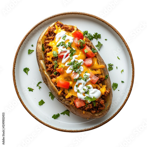 Delicious Plate with Taco J...