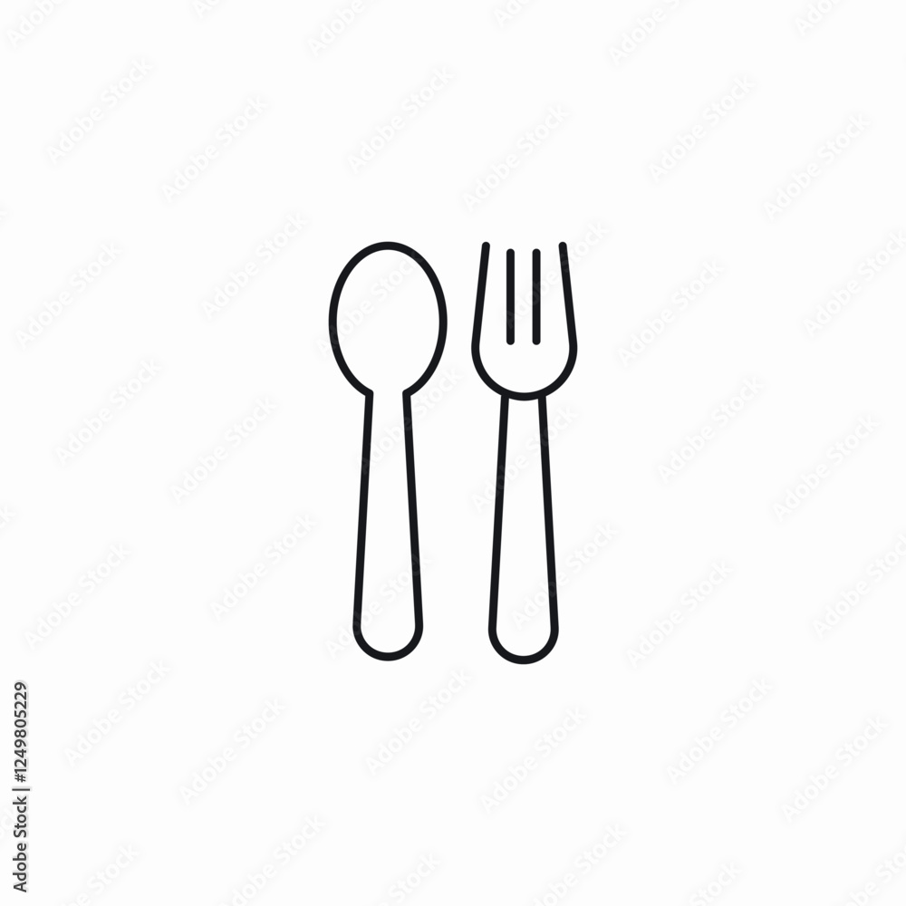 dining necessities icon sign vector dining necessities icon sign vector