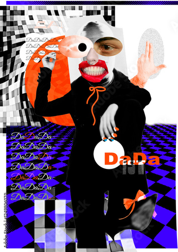 Tableau sur toile DADAISM ART  dada