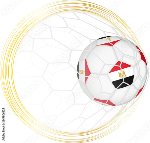 Wallpaper Mural Egypt flag on soccer ball Torontodigital.ca