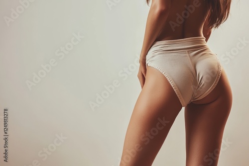 beautiful woman body curves, perfect shape, high detail, in style of fashion magazine cover , in shape, healthy lifestyle ,firm body