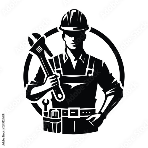 Construction Worker Silhouette