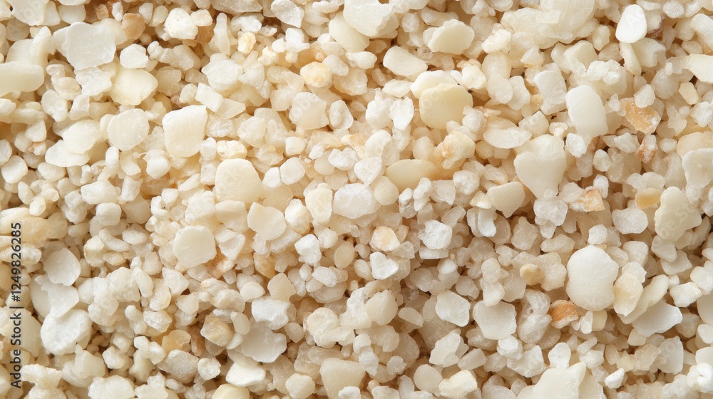 Close-up of fine sand grains with warm desert beige tones and natural texture Close-up of fine sand grains with warm desert beige tones and natural texture