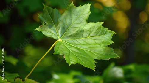 green leaves background