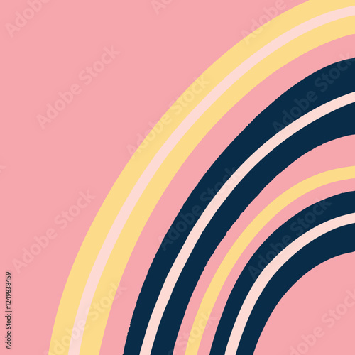 Pastel Colors Aesthetic Vector Background Illustration