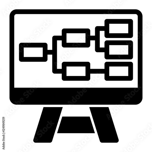 Hierarchical Structure icon Mixed Style