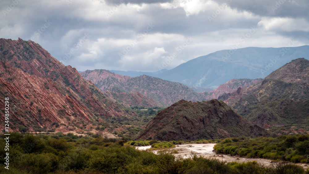 Cafayate in Salta Region Northern Argentina