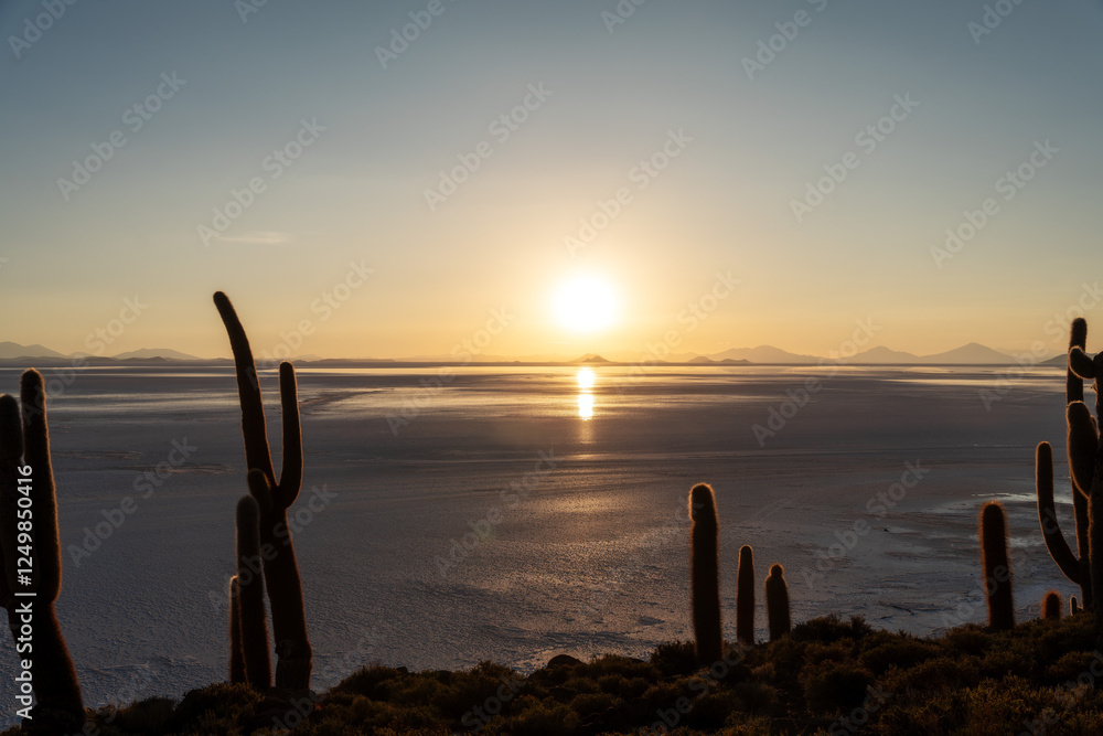 Uyuni Salt Flat in Bolivia
