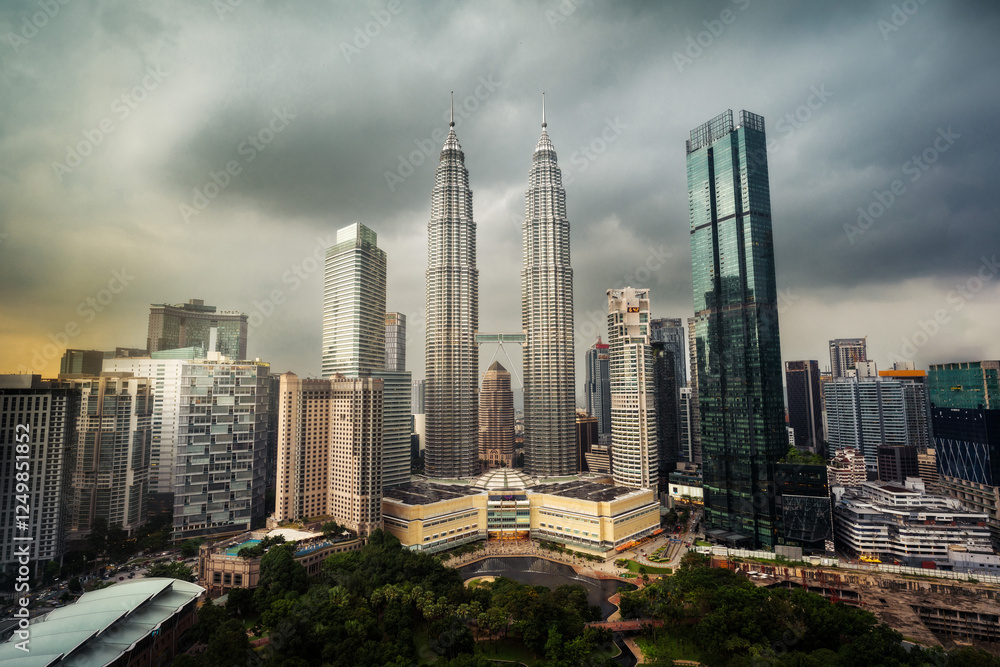 Kuala Lumpur Skyline during Sunset