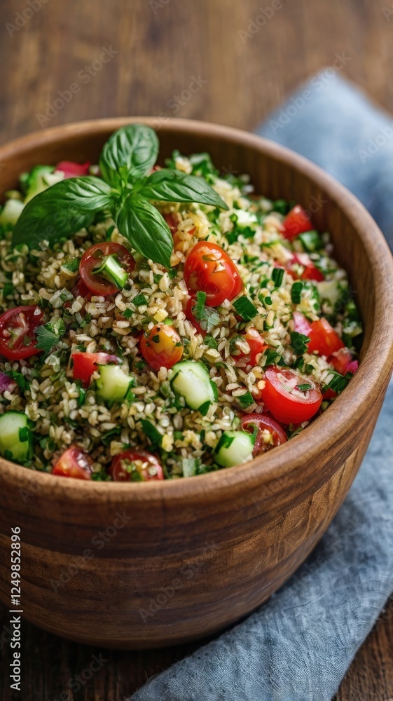 Vibrant Tabbouleh Salad: A Fresh and Colorful Mediterranean Delight Vibrant Tabbouleh Salad: A Fresh and Colorful Mediterranean Delight