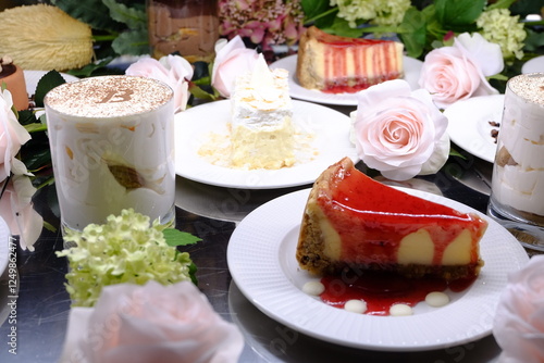 Cake with cream