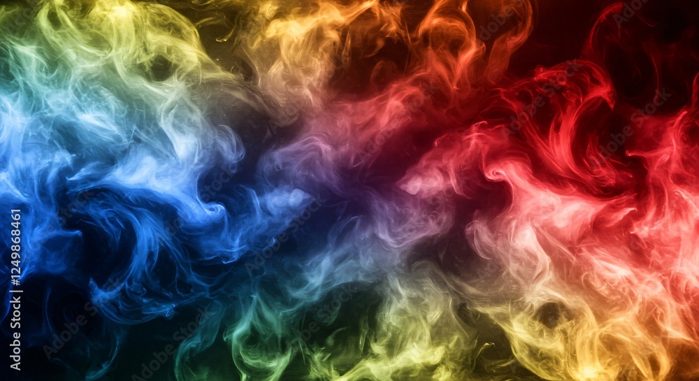 Dynamic smoke effects in a variety of colors and swirling patterns Dynamic smoke effects in a variety of colors and swirling patterns