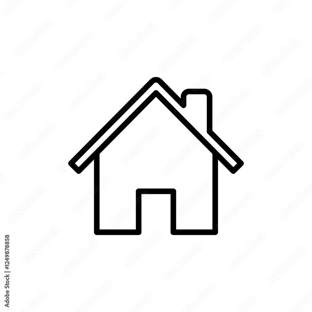 House icon vector. Home sign and symbol House icon vector. Home sign and symbol
