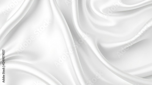 Smooth black and white abstract background resembling silk fabric, black, luxurious
