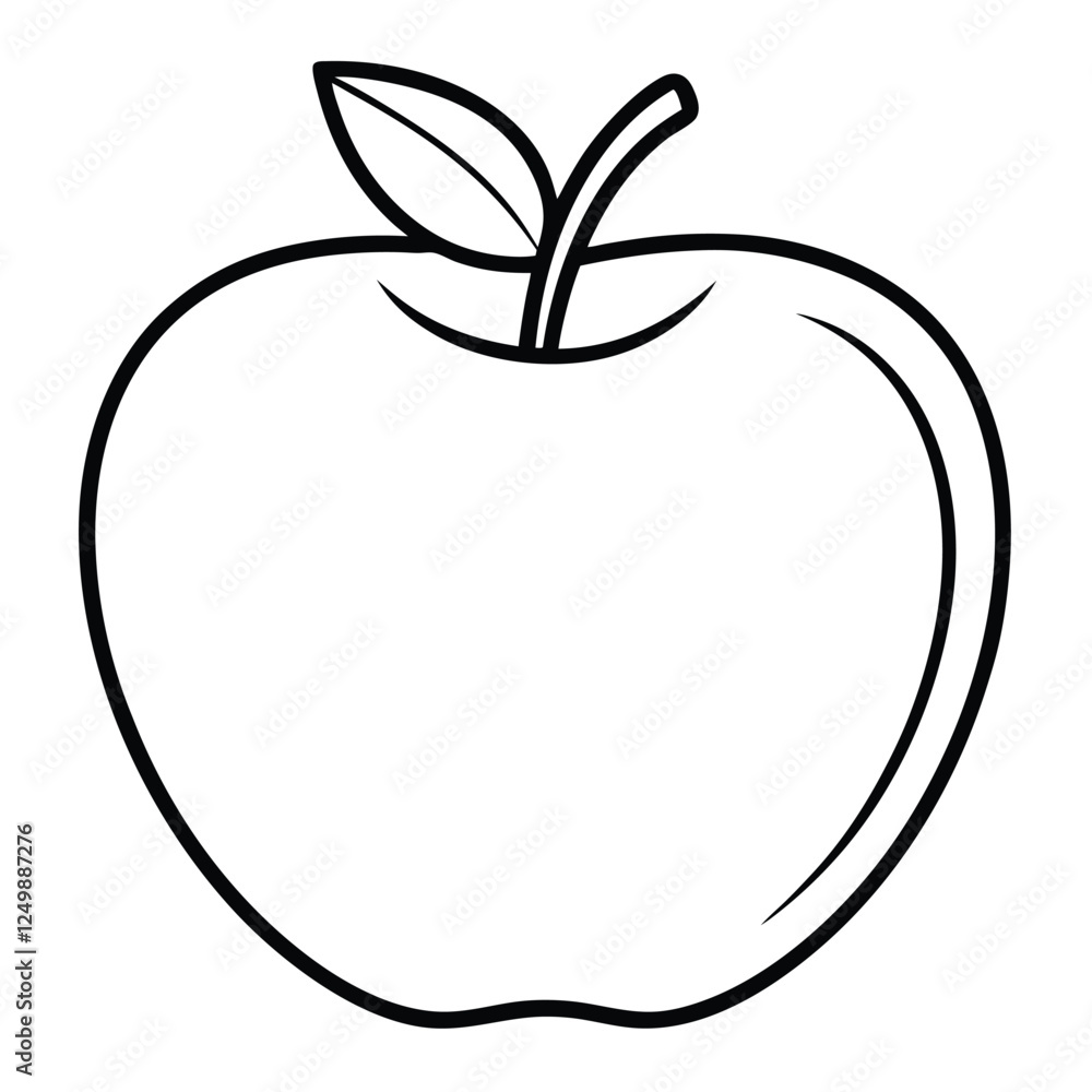 Apple vector art illustration Apple vector art illustration