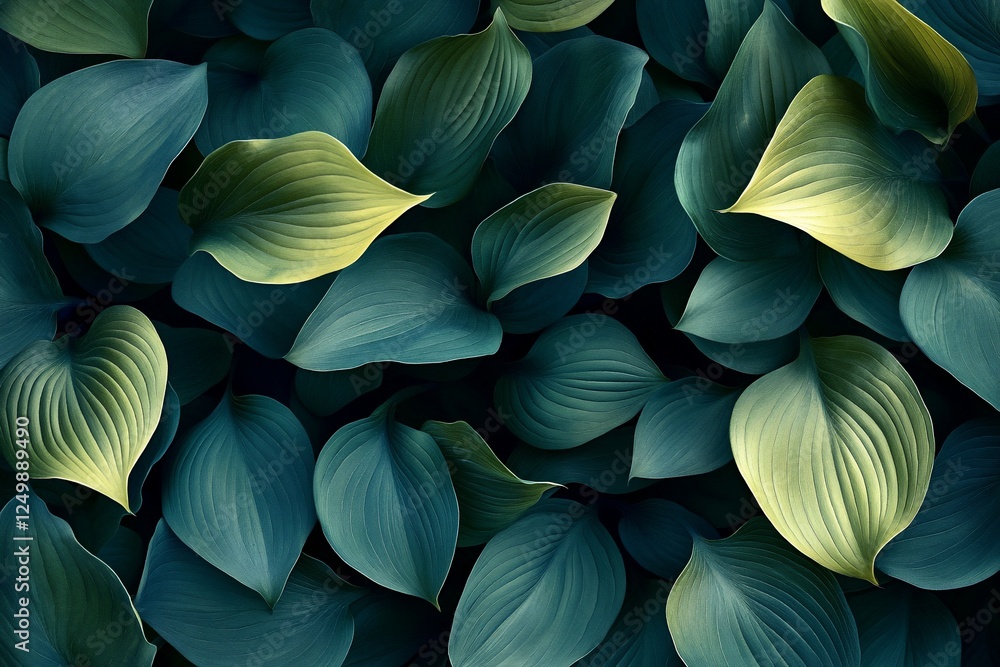 Lush green leaves background texture. Lush green leaves background texture.