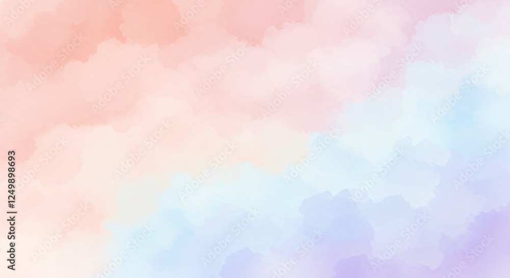 Soft watercolor backgrounds with gentle blending of pastel colors Soft watercolor backgrounds with gentle blending of pastel colors