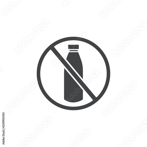 lactose free icon vector symbol black and white