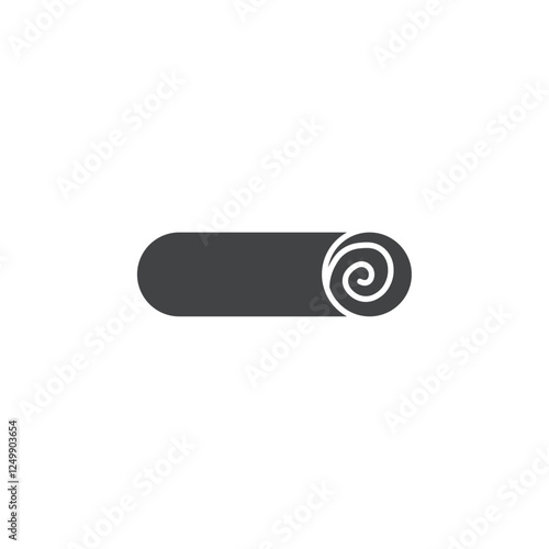 mat icon vector symbol black and white