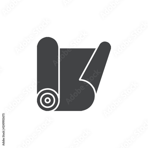 mat icon vector symbol black and white