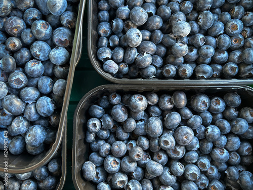 Foto Blueberries punnets