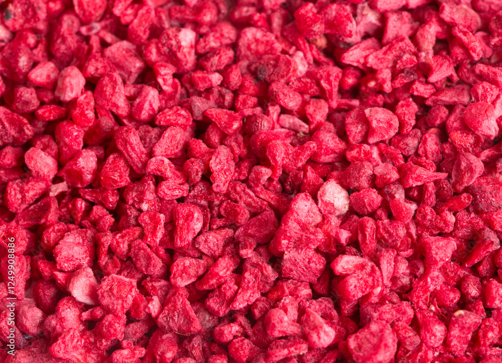 A sublimated raspberry background texture