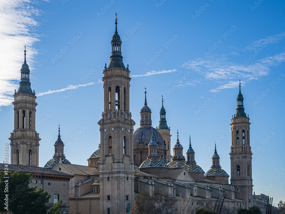 Basilica of Our Lady of Pilar, in Zaragoza. Aragon. Spain Basilica of Our Lady of Pilar, in Zaragoza. Aragon. Spain
