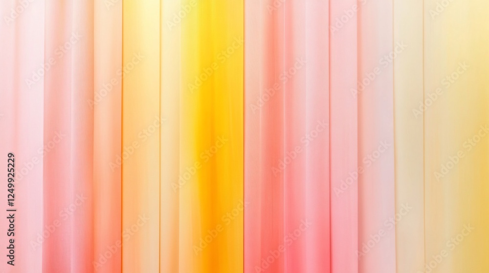 Obraz premium Soft Pastel Stripes Background With Smooth Blending Colors And Vertical Lines