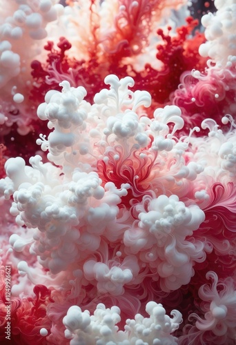 Abstract smoke background with beautiful colors