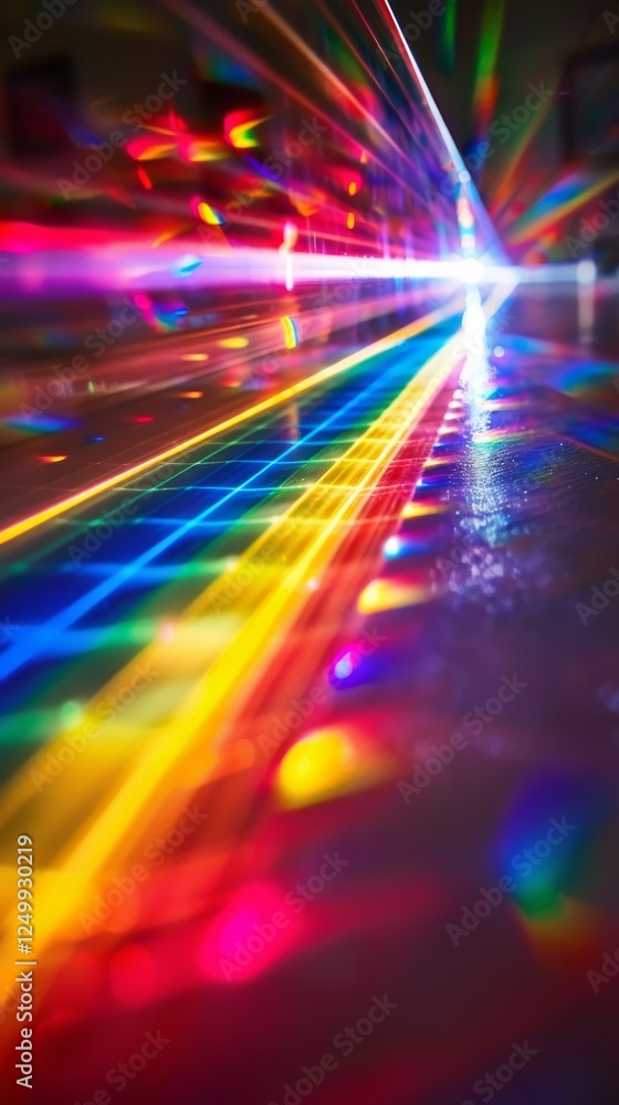 Illuminated Flow: Captivating Abstract Light Waves on Dark Background Evoking Dynamic Visual Harmony Illuminated Flow: Captivating Abstract Light Waves on Dark Background Evoking Dynamic Visual Harmony