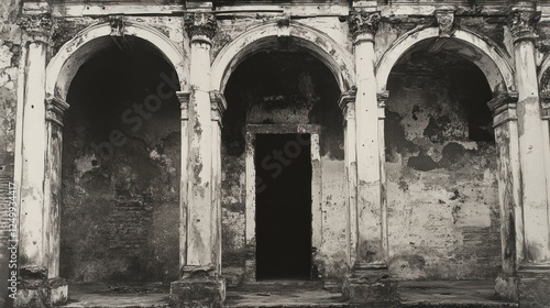 Decayed Archway Building Exterior photo