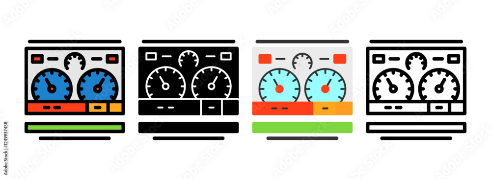 Set of Dashboard Icon Set of Dashboard Icon
